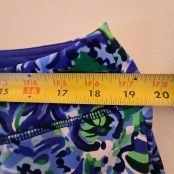 Lilly Pulitzer Women's High Rise Luxletic Perilla Athletic Skort Abaco Blue XL - Picture 7 of 12